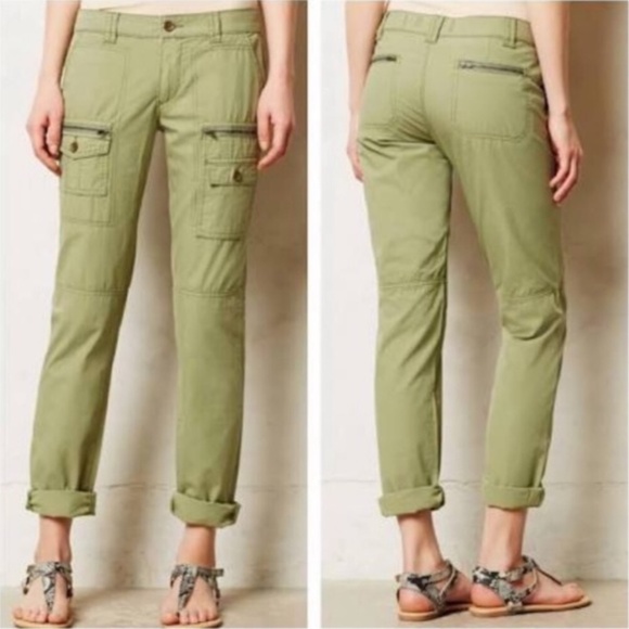 Anthropologie Pants - 🎉 Anthropologie Hei Hei Westport Cargos Green 28